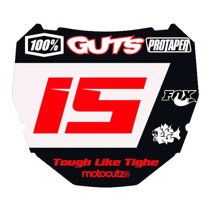 CUSTOM ODI NUMBER PLATE DECAL