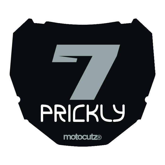CUSTOM ODI NUMBER PLATE DECAL