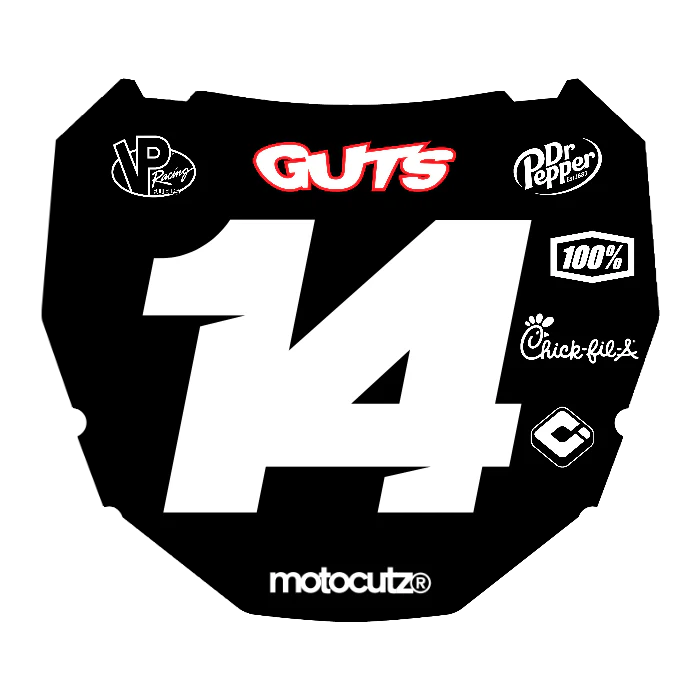 CUSTOM ODI NUMBER PLATE DECAL