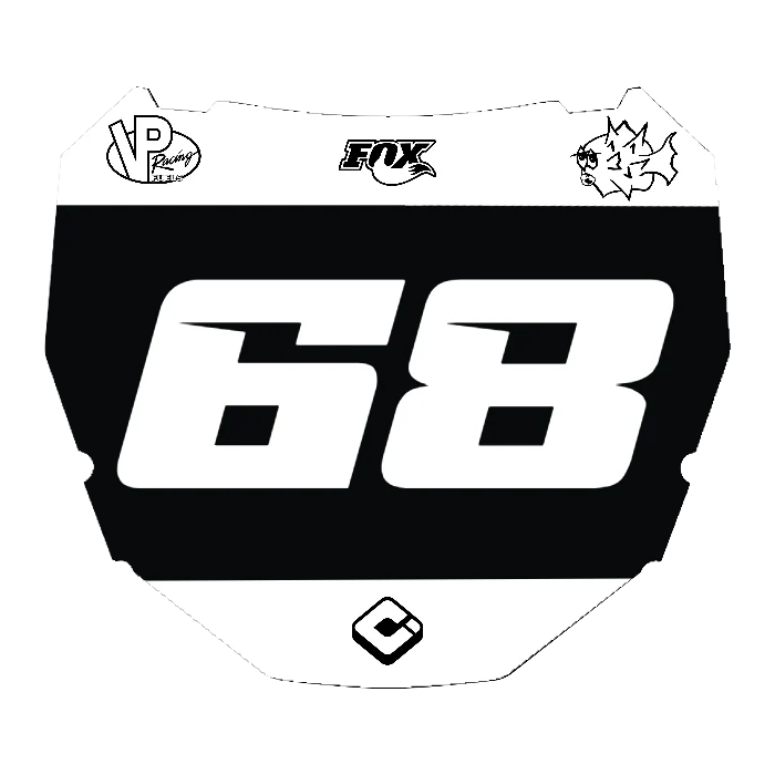 CUSTOM ODI NUMBER PLATE DECAL