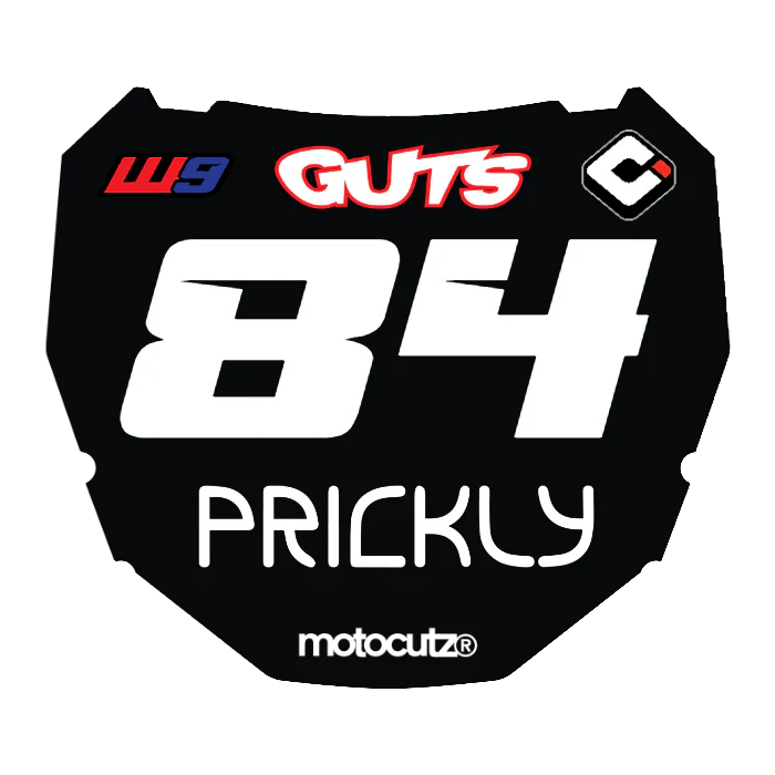 CUSTOM ODI NUMBER PLATE DECAL