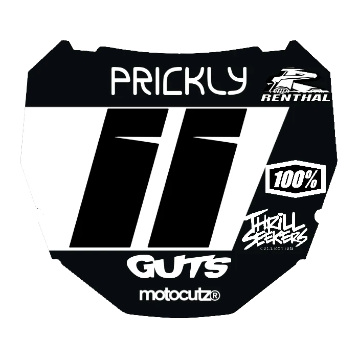 CUSTOM ODI NUMBER PLATE DECAL
