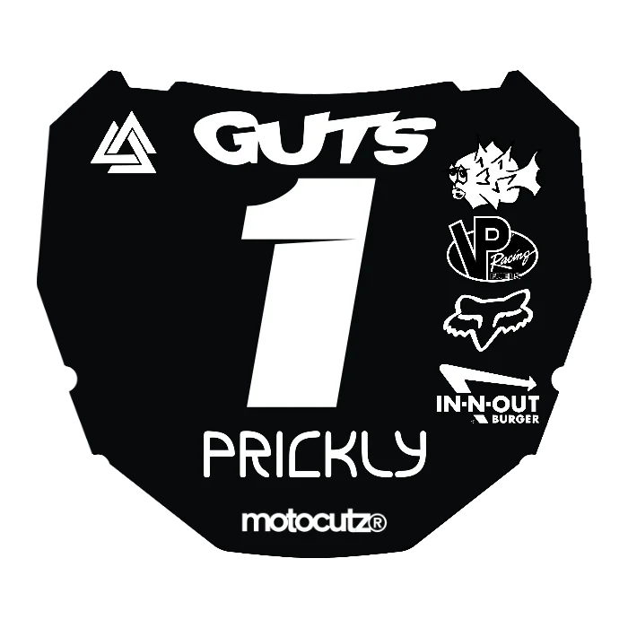 CUSTOM ODI NUMBER PLATE DECAL
