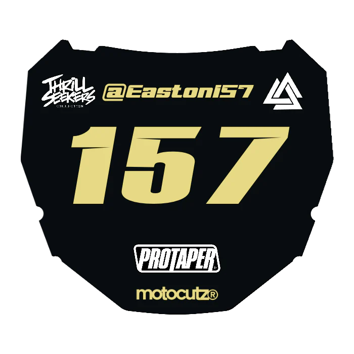 CUSTOM ODI NUMBER PLATE DECAL