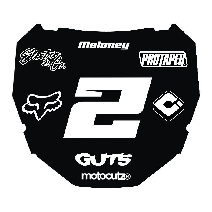 CUSTOM ODI NUMBER PLATE DECAL