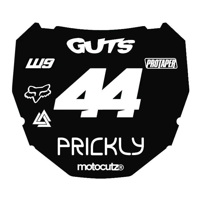CUSTOM ODI NUMBER PLATE DECAL