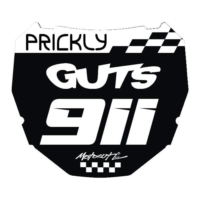 CUSTOM ODI NUMBER PLATE DECAL