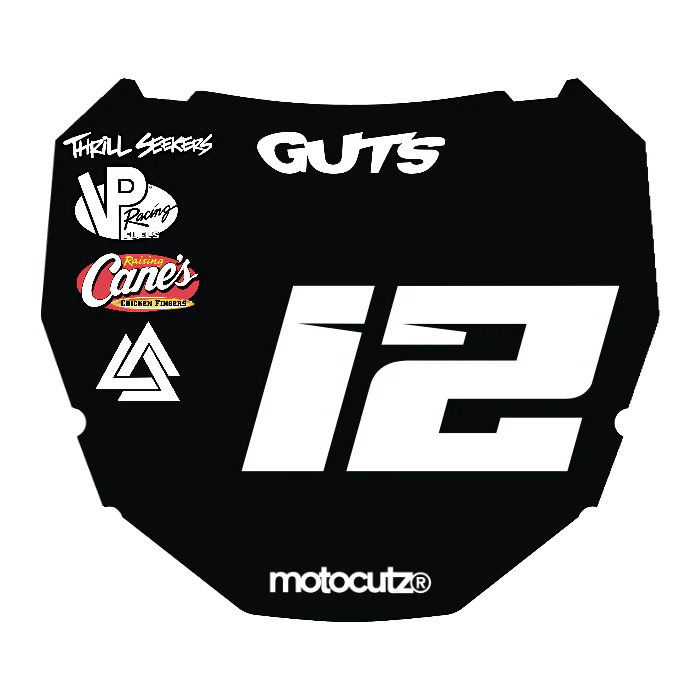 CUSTOM ODI NUMBER PLATE DECAL