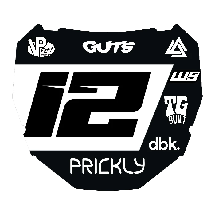 CUSTOM ODI NUMBER PLATE DECAL