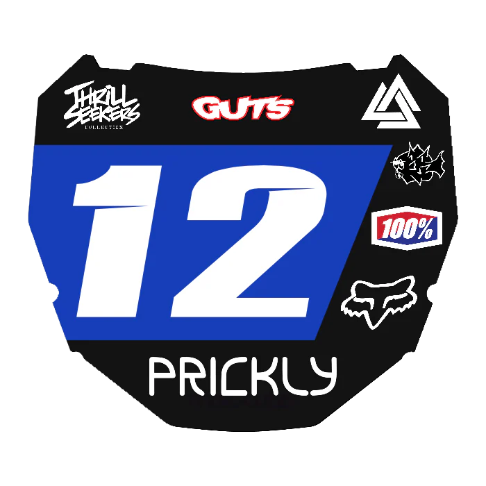 CUSTOM ODI NUMBER PLATE DECAL