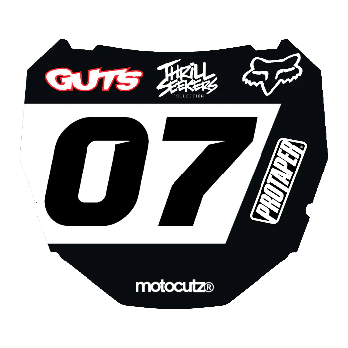 CUSTOM ODI NUMBER PLATE DECAL