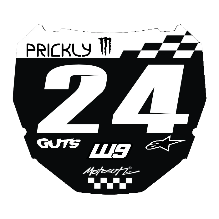 CUSTOM ODI NUMBER PLATE DECAL