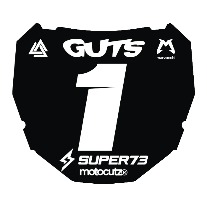 CUSTOM ODI NUMBER PLATE DECAL