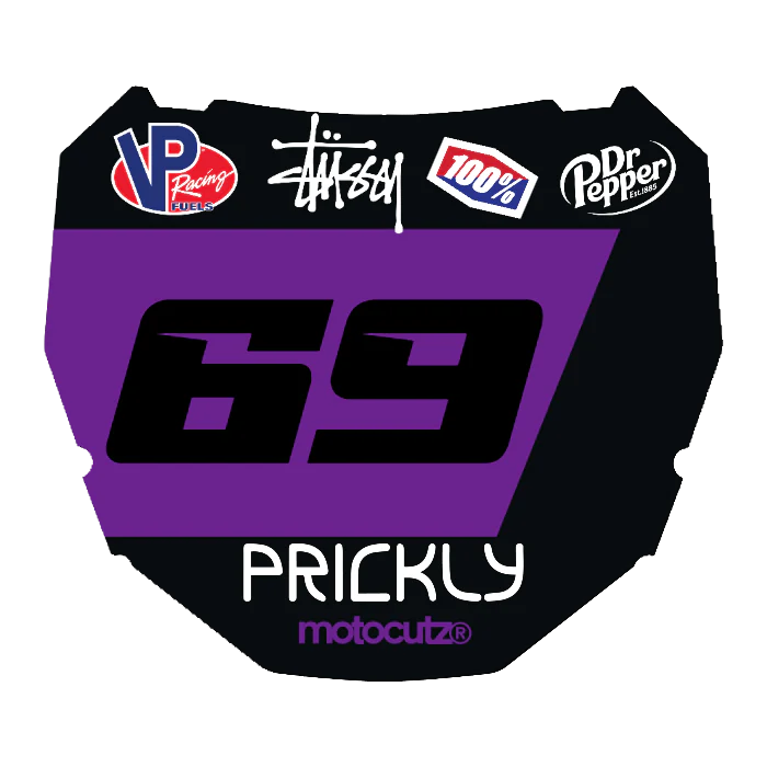 CUSTOM ODI NUMBER PLATE DECAL