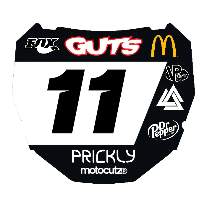 CUSTOM ODI NUMBER PLATE DECAL