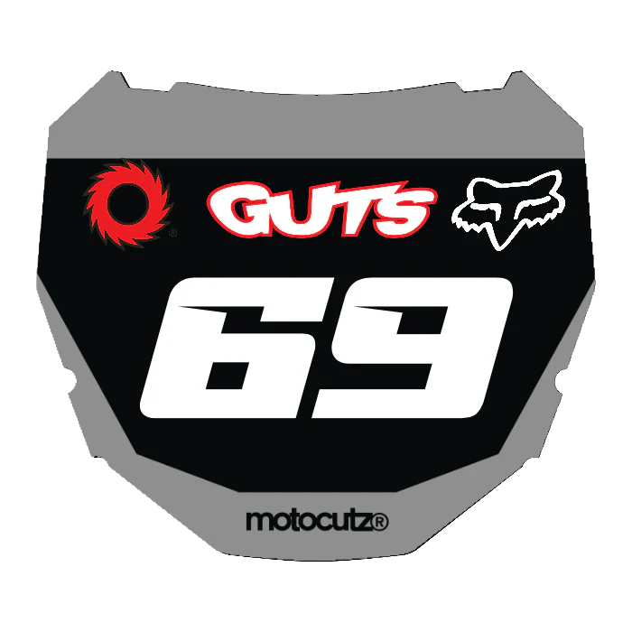 CUSTOM ODI NUMBER PLATE DECAL