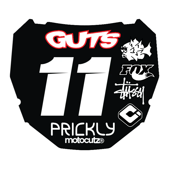 CUSTOM ODI NUMBER PLATE DECAL