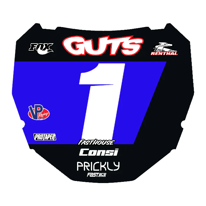 CUSTOM ODI NUMBER PLATE DECAL
