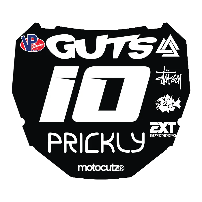 CUSTOM ODI NUMBER PLATE DECAL