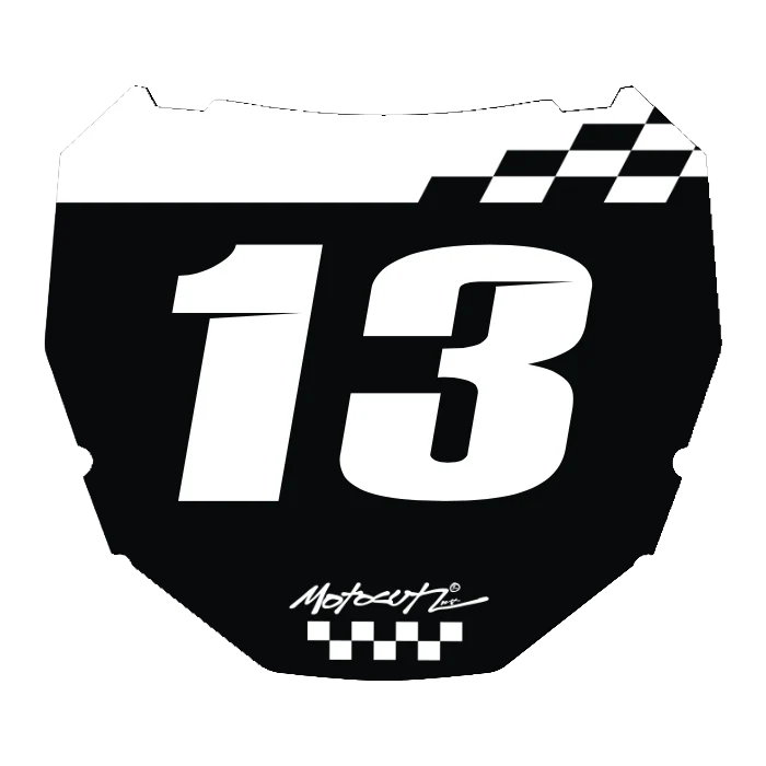 CUSTOM ODI NUMBER PLATE DECAL