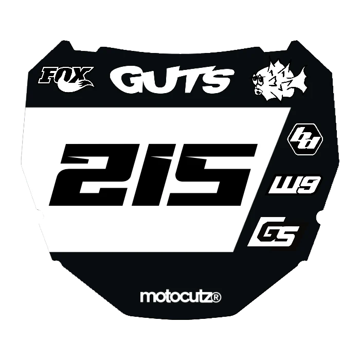 CUSTOM ODI NUMBER PLATE DECAL