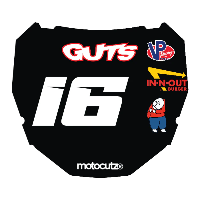 CUSTOM ODI NUMBER PLATE DECAL
