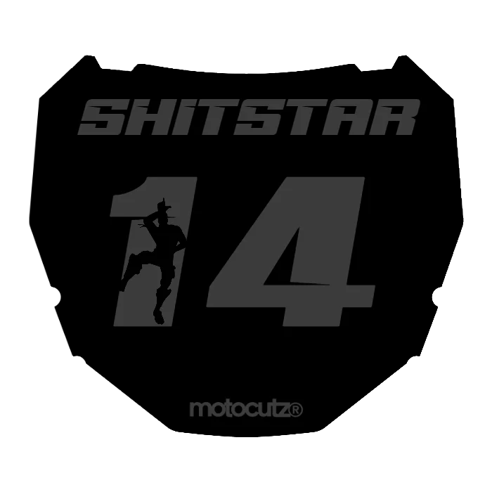 CUSTOM ODI NUMBER PLATE DECAL