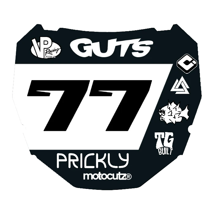 CUSTOM ODI NUMBER PLATE DECAL
