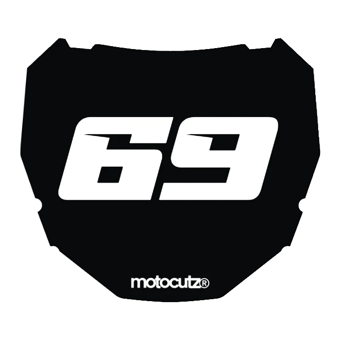 CUSTOM ODI NUMBER PLATE DECAL