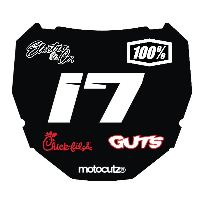 CUSTOM ODI NUMBER PLATE DECAL