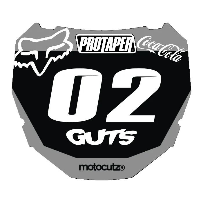 CUSTOM ODI NUMBER PLATE DECAL