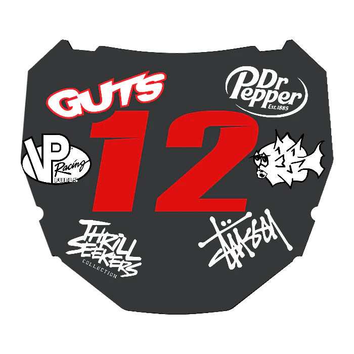 CUSTOM ODI NUMBER PLATE DECAL