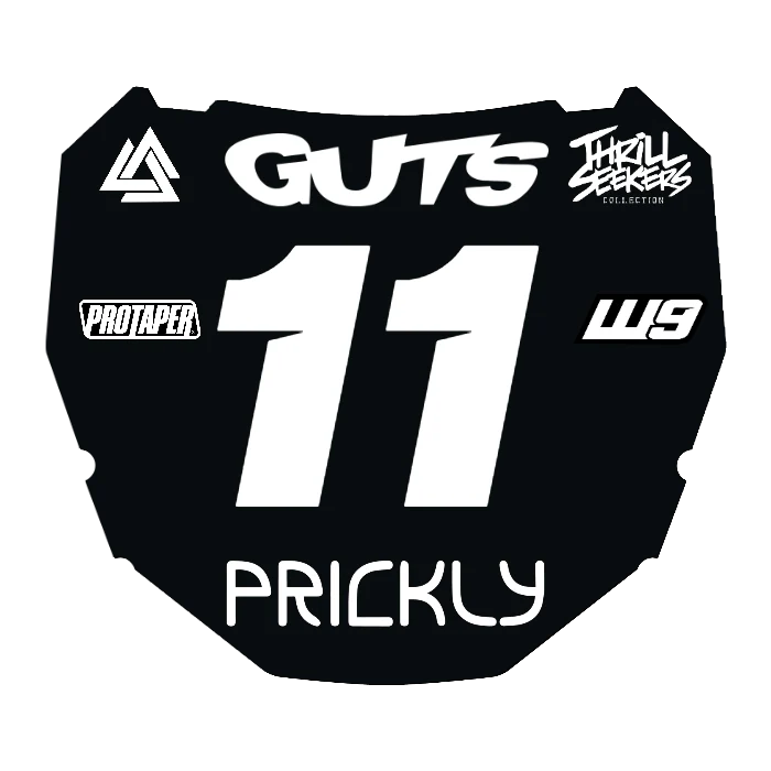 CUSTOM ODI NUMBER PLATE DECAL