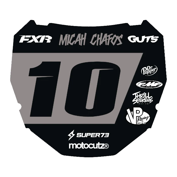 CUSTOM ODI NUMBER PLATE DECAL
