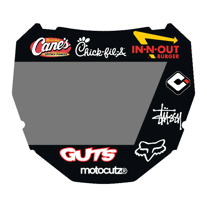 CUSTOM ODI NUMBER PLATE DECAL