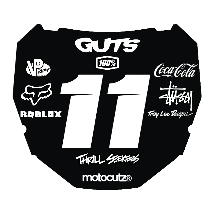 CUSTOM ODI NUMBER PLATE DECAL