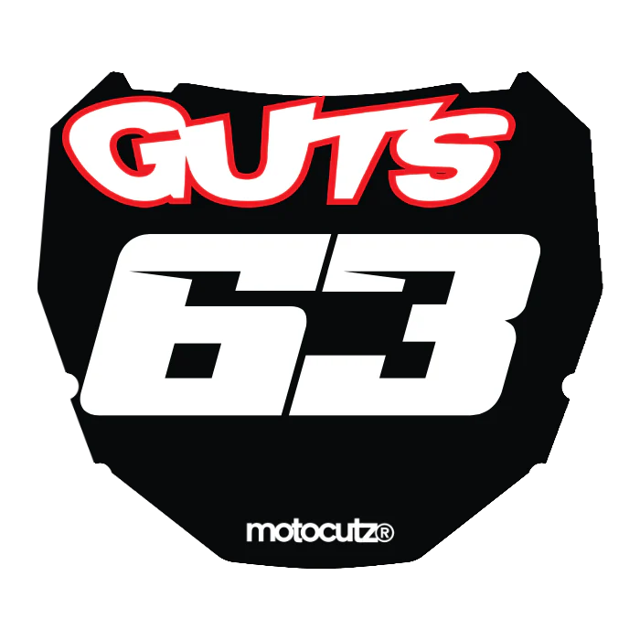 CUSTOM ODI NUMBER PLATE DECAL