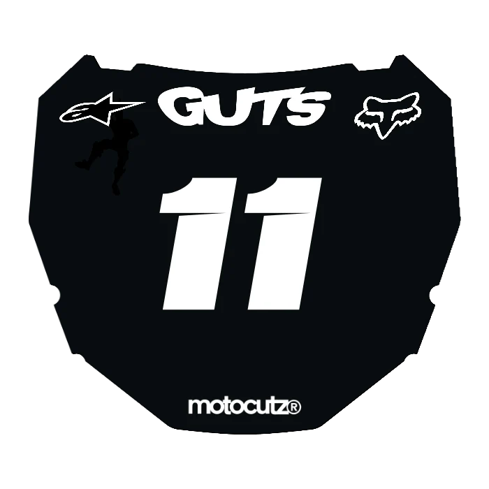CUSTOM ODI NUMBER PLATE DECAL