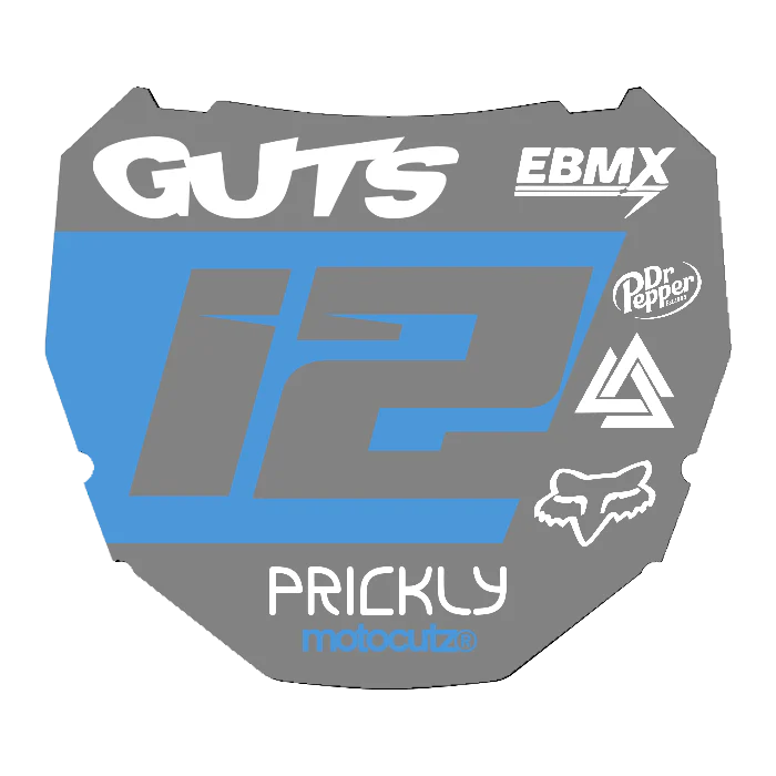 CUSTOM ODI NUMBER PLATE DECAL
