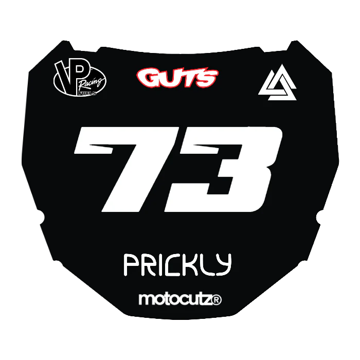 CUSTOM ODI NUMBER PLATE DECAL