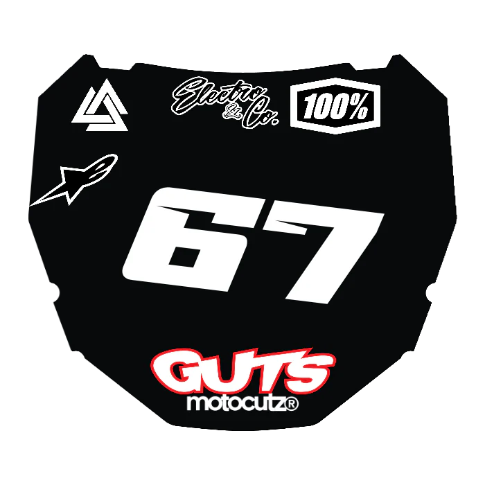 CUSTOM ODI NUMBER PLATE DECAL