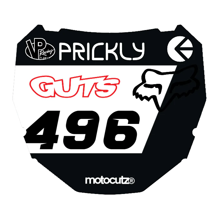 CUSTOM ODI NUMBER PLATE DECAL