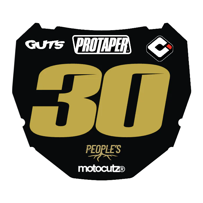 CUSTOM ODI NUMBER PLATE DECAL