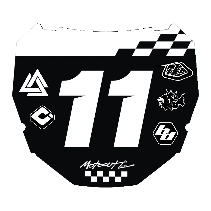 CUSTOM ODI NUMBER PLATE DECAL