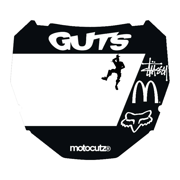 CUSTOM ODI NUMBER PLATE DECAL
