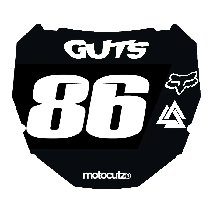 CUSTOM ODI NUMBER PLATE DECAL