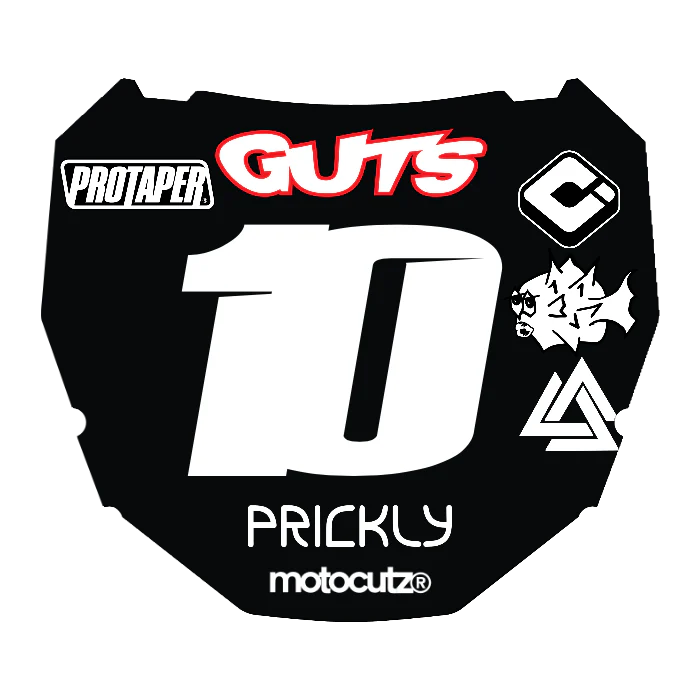 CUSTOM ODI NUMBER PLATE DECAL