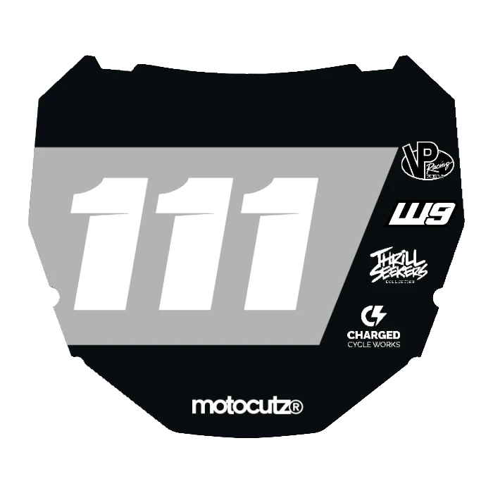CUSTOM ODI NUMBER PLATE DECAL