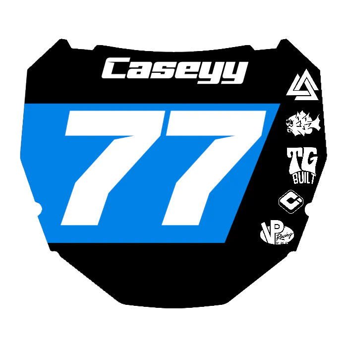 CUSTOM ODI NUMBER PLATE DECAL
