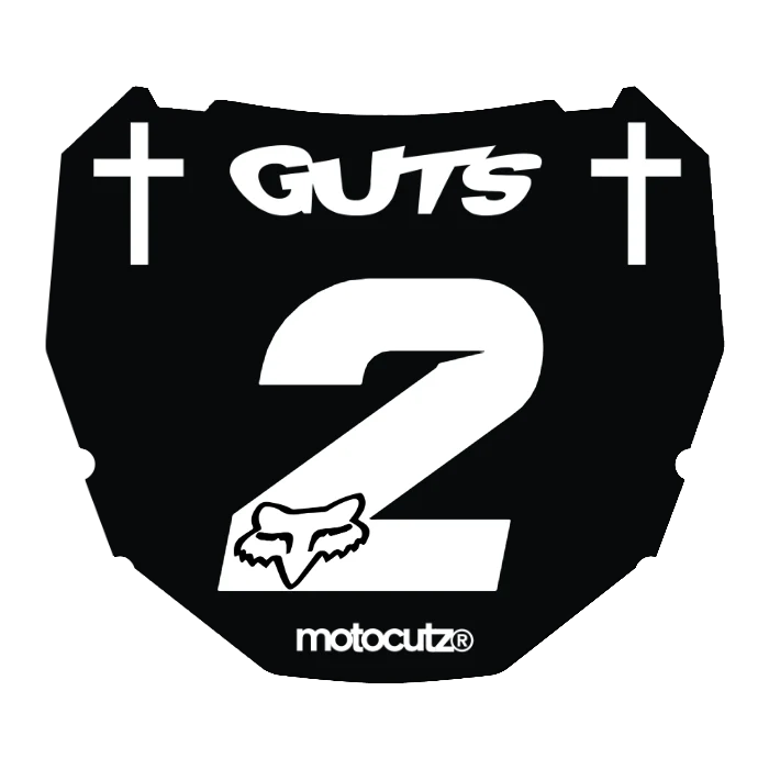 CUSTOM ODI NUMBER PLATE DECAL